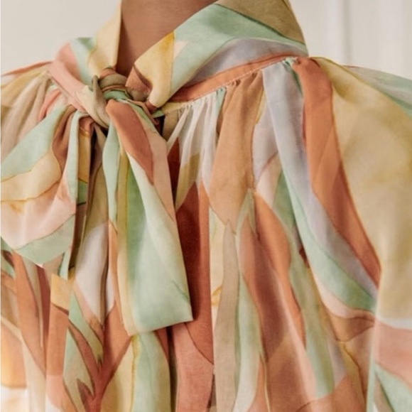 SÉZANE Solange Blouse Size 38 US 6 - Picture 3 of 7